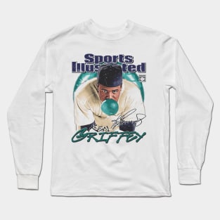 Ken Griffey Jr. Sports Illustrated & Seattle Bubblegum Long Sleeve T-Shirt